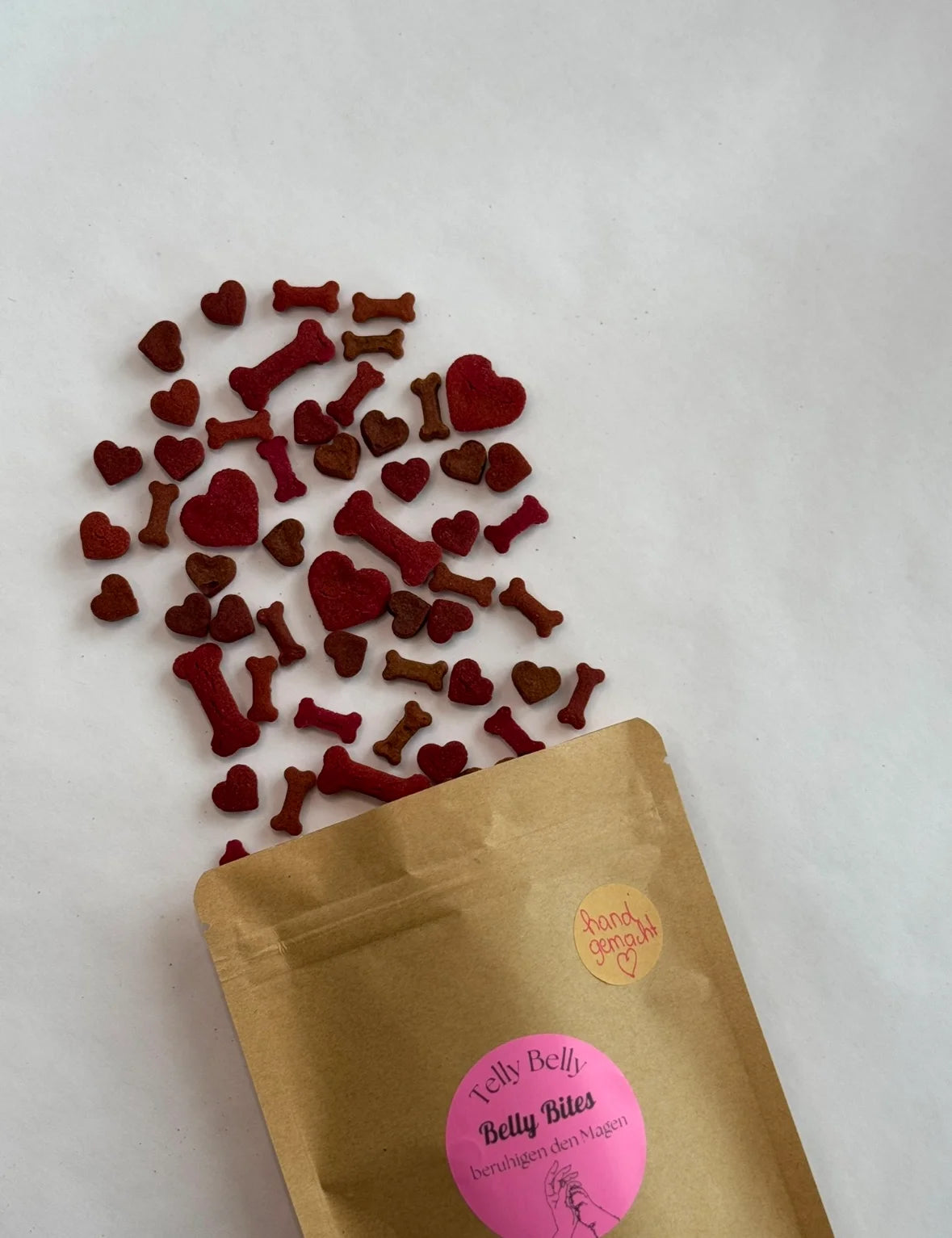 belly bites Verpackung und hundeleckerlis