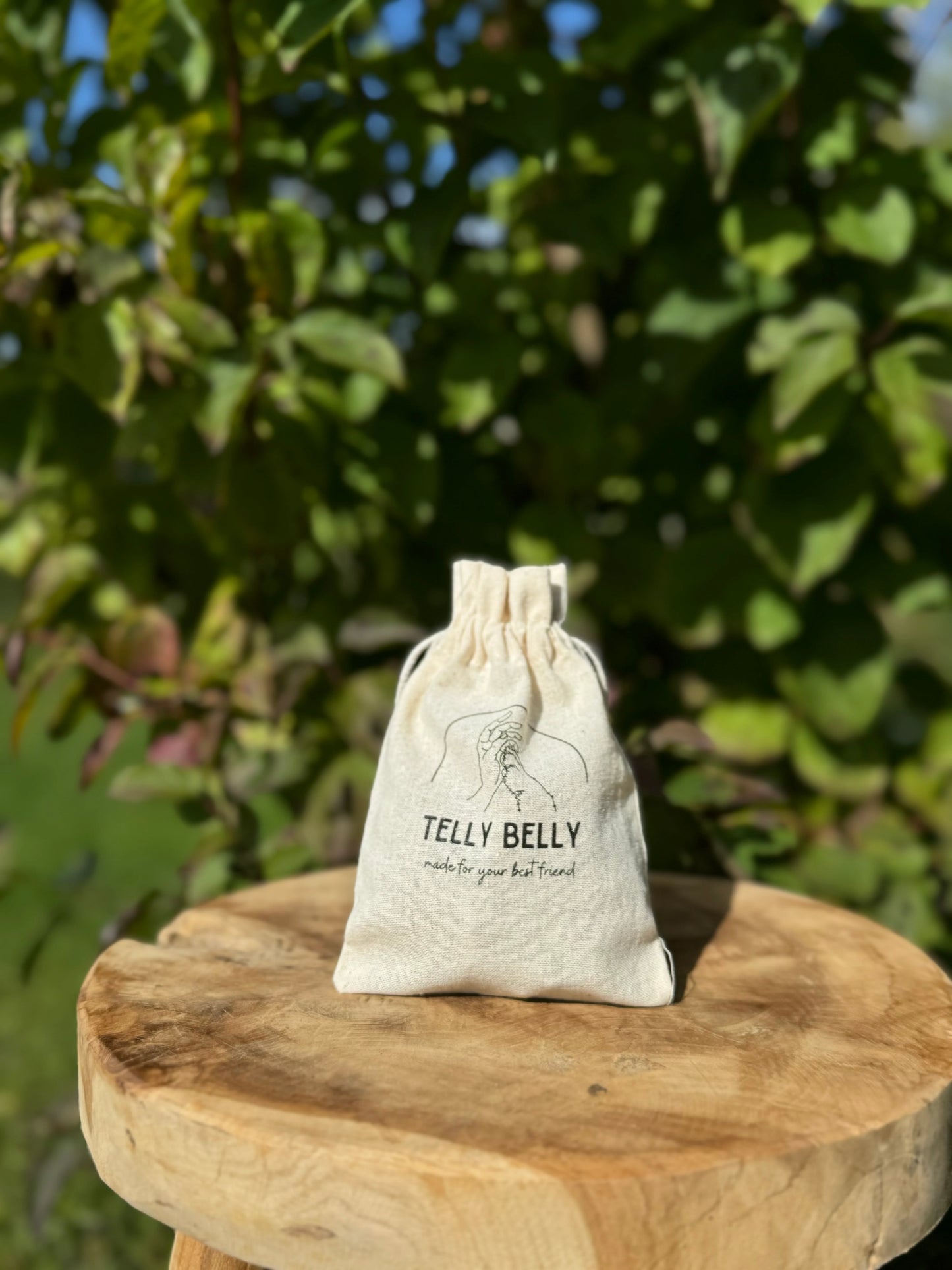 Handgemachtes Leckerli-Säckchen aus lebensmittelechter Baumwolle